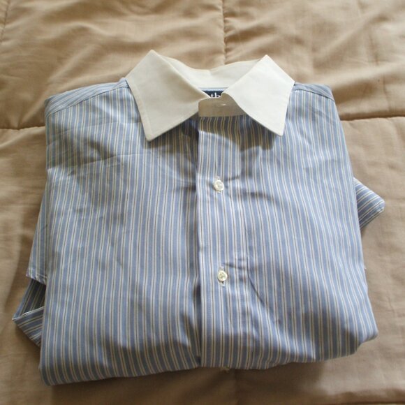 H.G. Thrash Men's Pinstripe LS Shirt - Picture 2 of 2